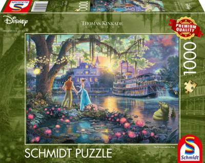 Puzzel - SCHMIDT SPIELE - DISNEY, De prinses en de kikker - 1000 stukjes - Geschikt voor 12 jaar en ouder
