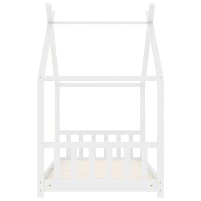 Kinderbedframe massief grenenhout wit 70x140 cm Kinderbedframe massief grenenhout wit 70x140 cm