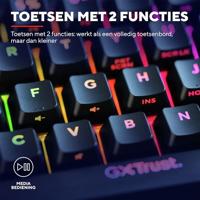 Trust GXT 867 Acira Mini Mechanisch Toetsenbord Zwart - thumbnail