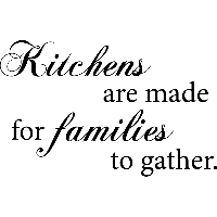 Kitchens are made - Muursticker - thumbnail