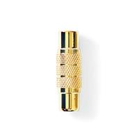Nedis CABW24950AT Mono-audioadapter Rca Female Rca Female Verguld Recht Metaal Metaal 1 Stuks Doos - thumbnail