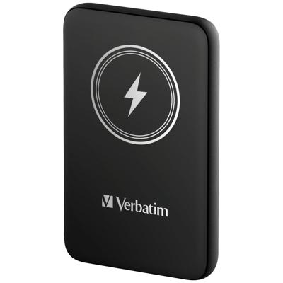 Verbatim Charge n Go Magnetic Wireless Powerbank 10000 mAh Fast Charge, Quick Charge 3.0, USB PD 3.0, Adaptive Fast Charge LiPo USB-C Zwart Verbatim Charge n Go Magnetic Wireless Powerbank 10000 mAh Fast Charge, Quick Charge 3.0, USB PD 3.0, Adaptive Fast Charge LiPo USB-C Zwart