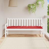 VidaXL Tuinbankkussen 180x50x7 cm oxford stof rood - thumbnail