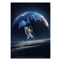 Humankind Poster Glow in the Dark Astronaut - thumbnail