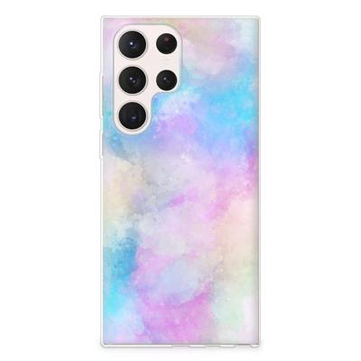 Smartphone hoesje Samsung Galaxy S23 Ultra Watercolor Light