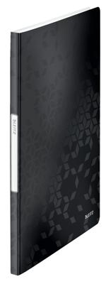 Showmap Leitz WOW A4 20-tassen PP zwart Showmap Leitz WOW A4 20-tassen PP zwart