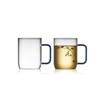 Lyngby - Torino - Theeglas S/2 0,40l Blauw - thumbnail