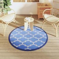 Buitenkleed 120 cm polypropeen blauw - thumbnail