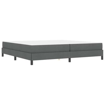 Boxspring bed Anders Donkergrijs 200 x 200 cm Stof