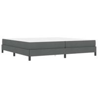 Boxspring bed Anders Donkergrijs 200 x 200 cm Stof - thumbnail