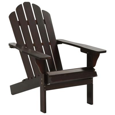 VidaXL Tuinstoel hout bruin
