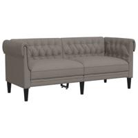3-delige Loungeset stof taupe - thumbnail