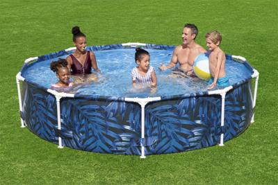 BESTWAY Bovengrondse Tubular Pool - Steel Pro - 305 x 66 cm - Rond