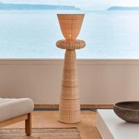 Kave Home Vloerlamp 'Neuda' Rotan - thumbnail