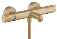 Hansgrohe Ecostat Comfort badkraan thermostatisch met omstel met koppelingen brushed bronze 13114140 - thumbnail
