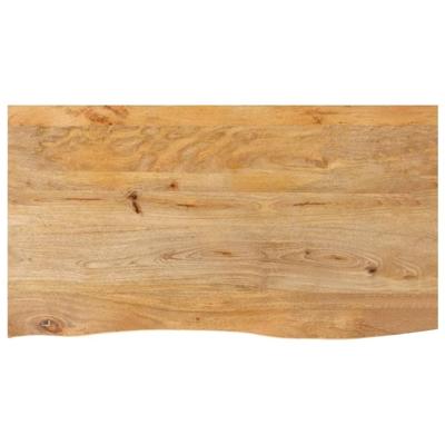 Tafelblad met natuurlijke rand 120x60x2,5 cm massief mangohout Tafelblad met natuurlijke rand 120x60x2,5 cm massief mangohout