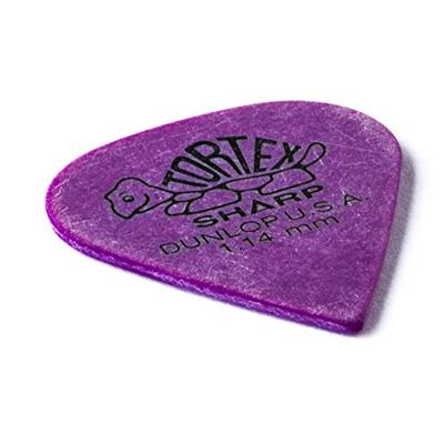 Dunlop 412P114 Tortex Sharp Pick 1.14 mm plectrumset (12 stuks)