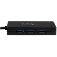 StarTech.com 3 poorts USB C naar USB-A hub met Gigabit Ethernet - USB-C naar 3x USB-A - USB 3.0 (5Gbps) - Inclusief voedingsadapter - thumbnail