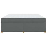 Bedframe met matras Donkergrijs 180 x 200 cm Stof - thumbnail