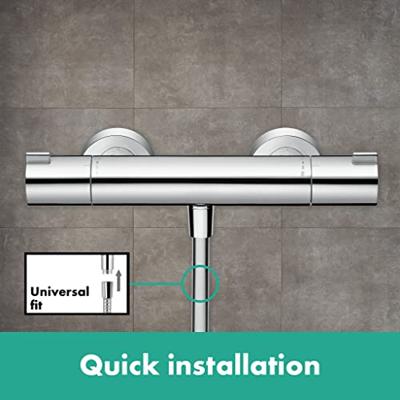 Hansgrohe Ecostat 1001cl thermostaat met stang 90cmm crometta vario handdouche wit chroom 27813400