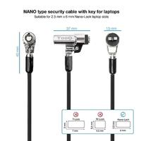 Veiligheidskabel TooQ TQCLKC0045-G 1,5 m - thumbnail