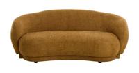 Light & Living Organische Bank 'Uvita' Chenille, kleur Okergeel - thumbnail