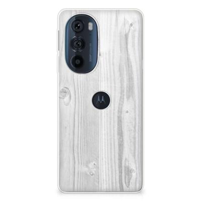 Motorola Edge 30 Pro | Bumper Hoesje | White Wood