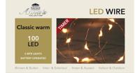 Batterijverlichting koperdraad 100 classic LED s Anna's Collection - Annas collection - thumbnail