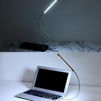 Sunshine S10 Touch schakelen flexibele LED leeslamp 10 LEDs USB aangedreven nacht Light(Black) - thumbnail