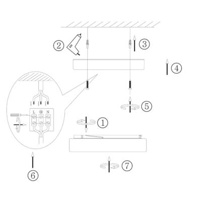 Steinhauer Badkamer plafondlampIkaro Ø 18cm - 1362ZW