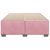 Bedframe fluweel roze 140x200 cm - thumbnail