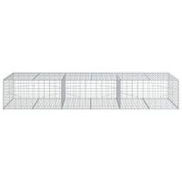 Schanskorf 300x100x50 cm gegalvaniseerd ijzer zilverkleurig - thumbnail