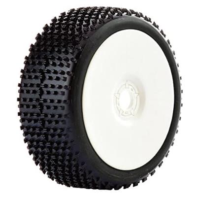 Fastrax Cuboid banden op witte dish velgen voor 1/8 buggy