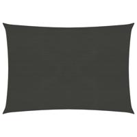 VidaXL Zonnezeil 160 g/m² 2,5x3,5 m hdpe antracietkleurig - thumbnail