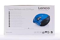 Draagbare FM-radio met CD Blauw / Zwart - thumbnail
