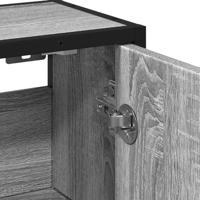 Badkamerspiegelkast 65x20x60 cm bewerkt hout grijs sonoma eiken - thumbnail