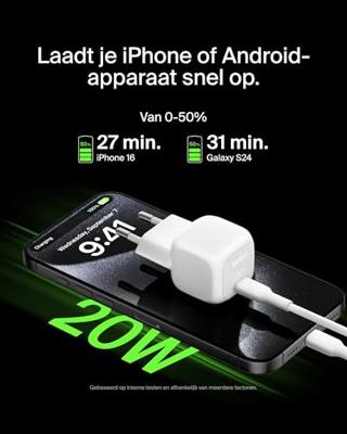 Oplader Belkin WCA009KQWH Wit 20 W