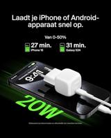 Oplader Belkin WCA009KQWH Wit 20 W - thumbnail