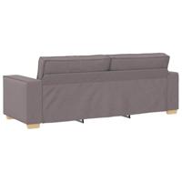3-zitsbank Taupe 180 cm Stof - thumbnail