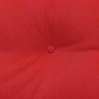 VidaXL Rugkussen rood 140 x 24 x 50 cm stof