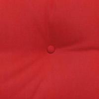 VidaXL Rugkussen rood 100 x 24 x 50 cm stof - thumbnail