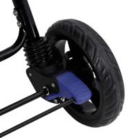 VidaXL Tweelingkinderwagen tandem staal marineblauw - thumbnail