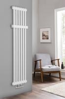 Designradiator Sapho Fede 150x30,6 cm Mat Wit - thumbnail