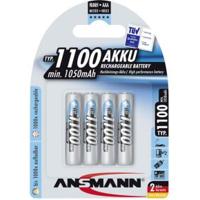Ansmann HR03 Oplaadbare AAA batterij (potlood) NiMH 1050 mAh 1.2 V 4 stuk(s) - thumbnail