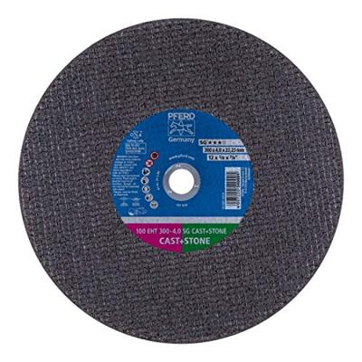 PFERD TOOLS 100 EHT 300-4,0 SG CAST+STONE/22,23 61329131 Doorslijpschijf recht 300 mm 20 stuk(s) Gietijzer, Pletbaar gietijzer, Beton