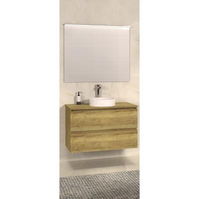 Onderkast BWS Badkamermeubel 80 cm Met Wastafelblad Nato Onderkast BWS Badkamermeubel 80 cm Met Wastafelblad Nato