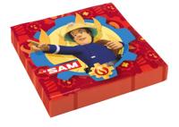 Amscan servetten Brandweerman Sam 33 cm 20 stuks multicolor - thumbnail