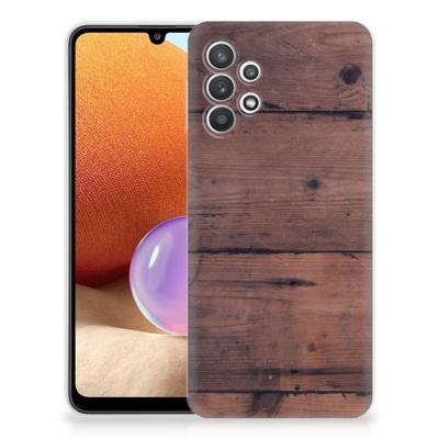 Samsung Galaxy A32 4G | A32 5G Enterprise Editie | Bumper Hoesje | Old Wood Samsung Galaxy A32 4G | A32 5G Enterprise Editie | Bumper Hoesje | Old Wood