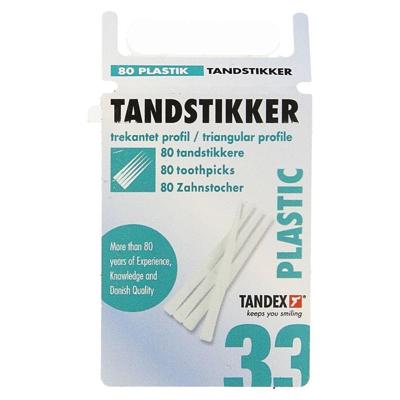 Tandex Toothpicks Plastic 80