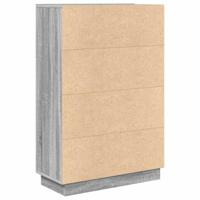 Bureau met plank Grijs 71,5 x 31,5 x 106,5 cm Bewerkt hout - thumbnail